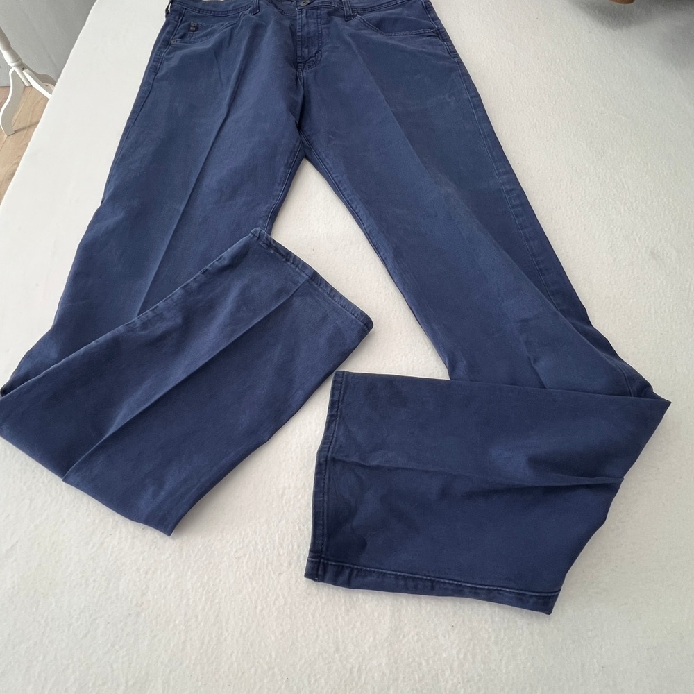AG Adriano Goldschmied The Matchbox Slim Straight Men 36 Blue Jeans Chino Pants - Picture 8 of 12